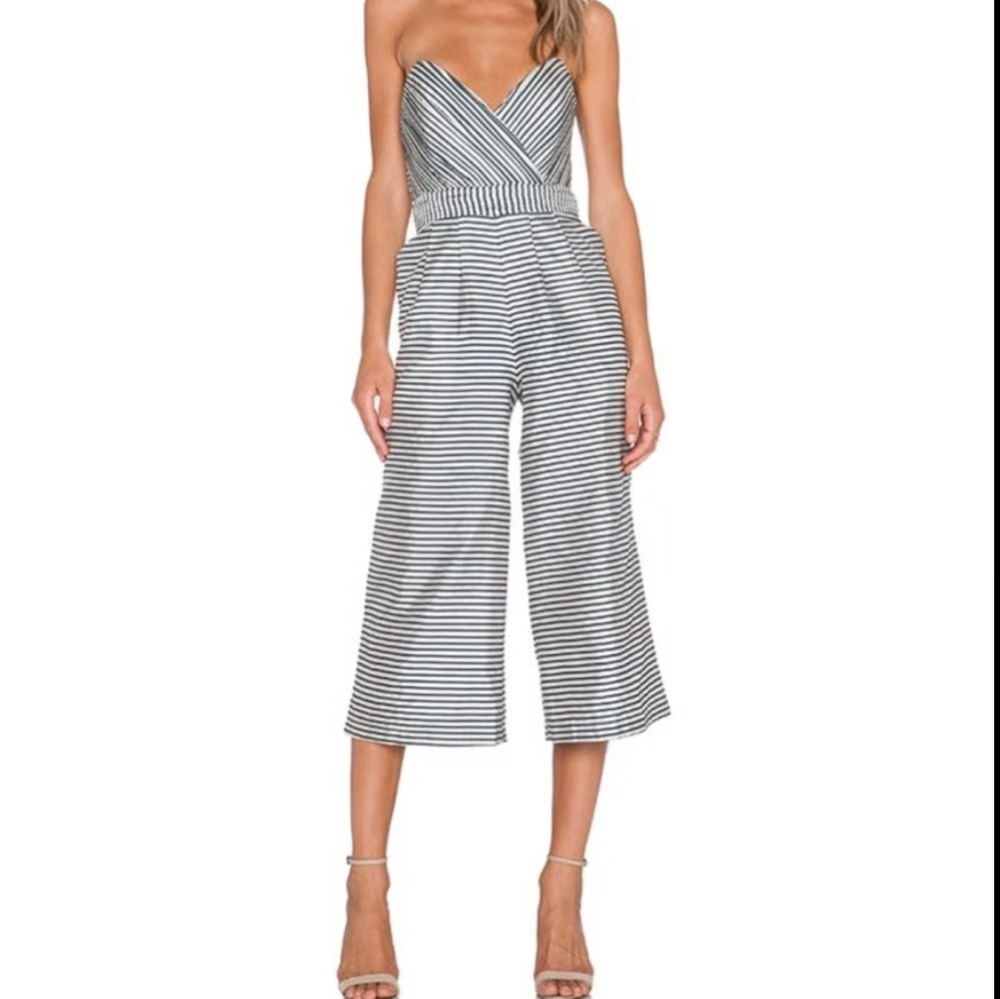 NBD Be My Lover Strapless Jumpsuit